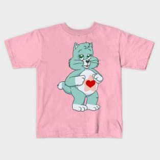 Proud Heart Cat V.2 Kids T-Shirt